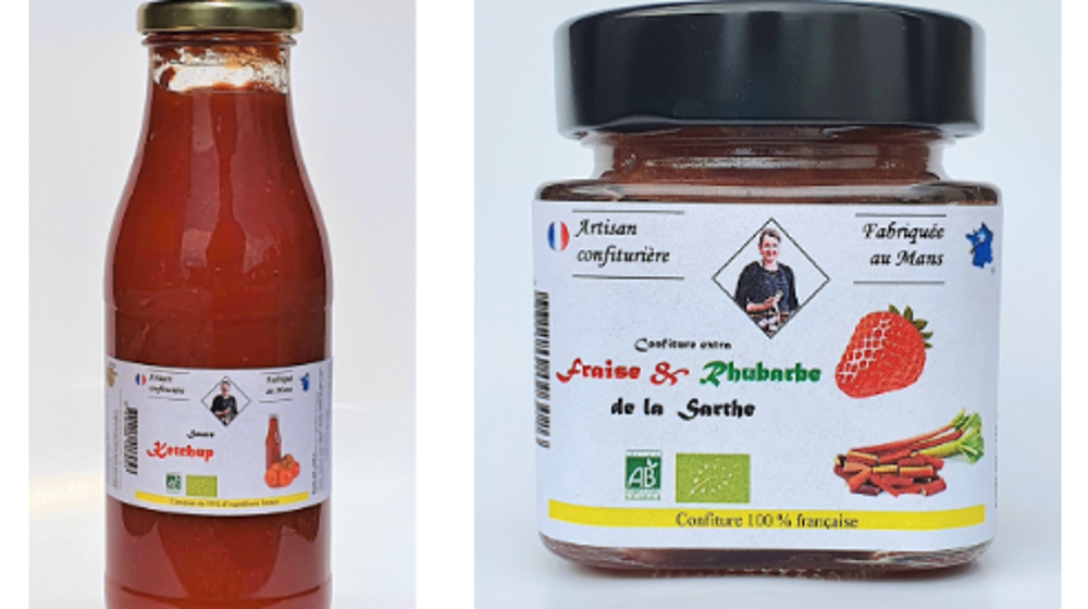 ketchup bio sarthois de la Ferme de la Métairie